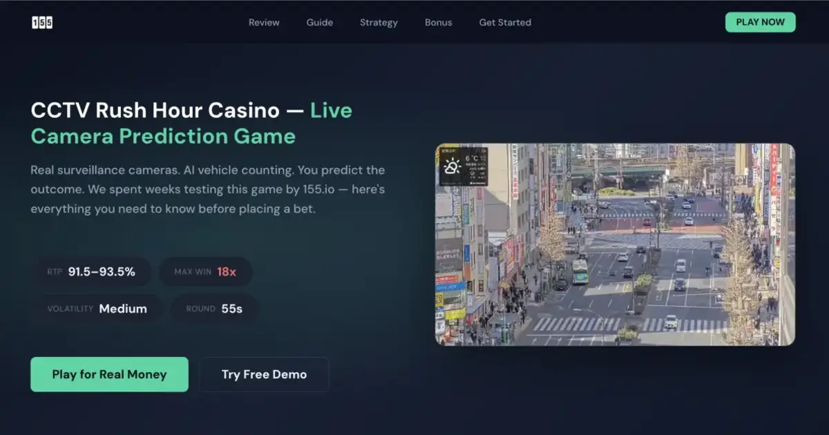 CCTV Rush Hour review homepage screenshot